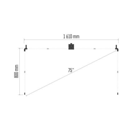LED RGBIC Pásik pre TV GoSmart LED/24W/230V 75“
