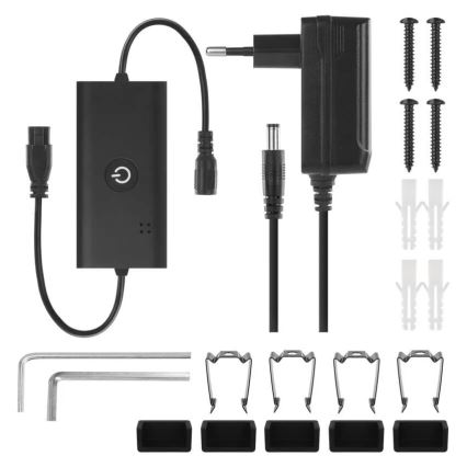 LED RGBIC Stmievateľná stojacia lampa GoSmart LED/20W/230V 2700K Wi-Fi Tuya