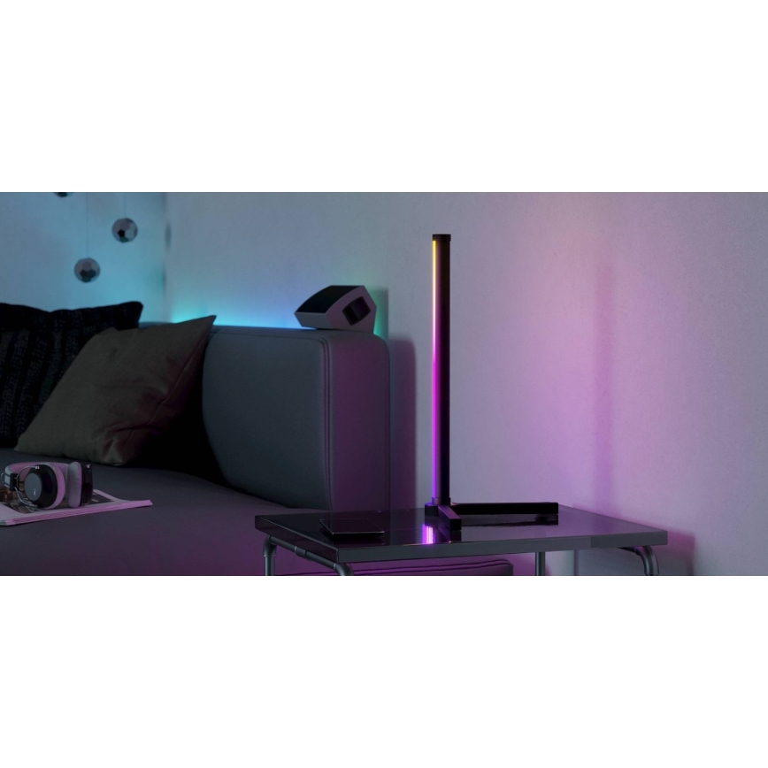 LED RGBIC Stmievateľná stolová lampa LED/5,9W/230V 3000K + diaľkové ovládanie