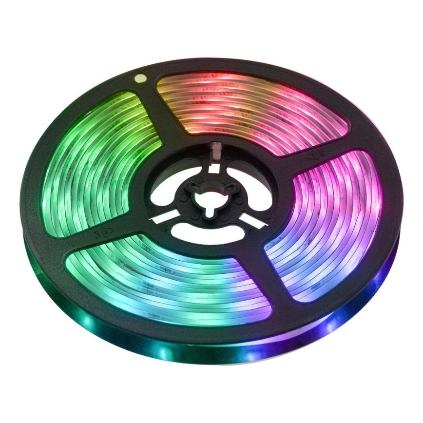 LED RGBW Inteligentný stmievateľný pásik 5m LED/230V 2700-6500K Wi-Fi Tuya + diaľkové ovládanie
