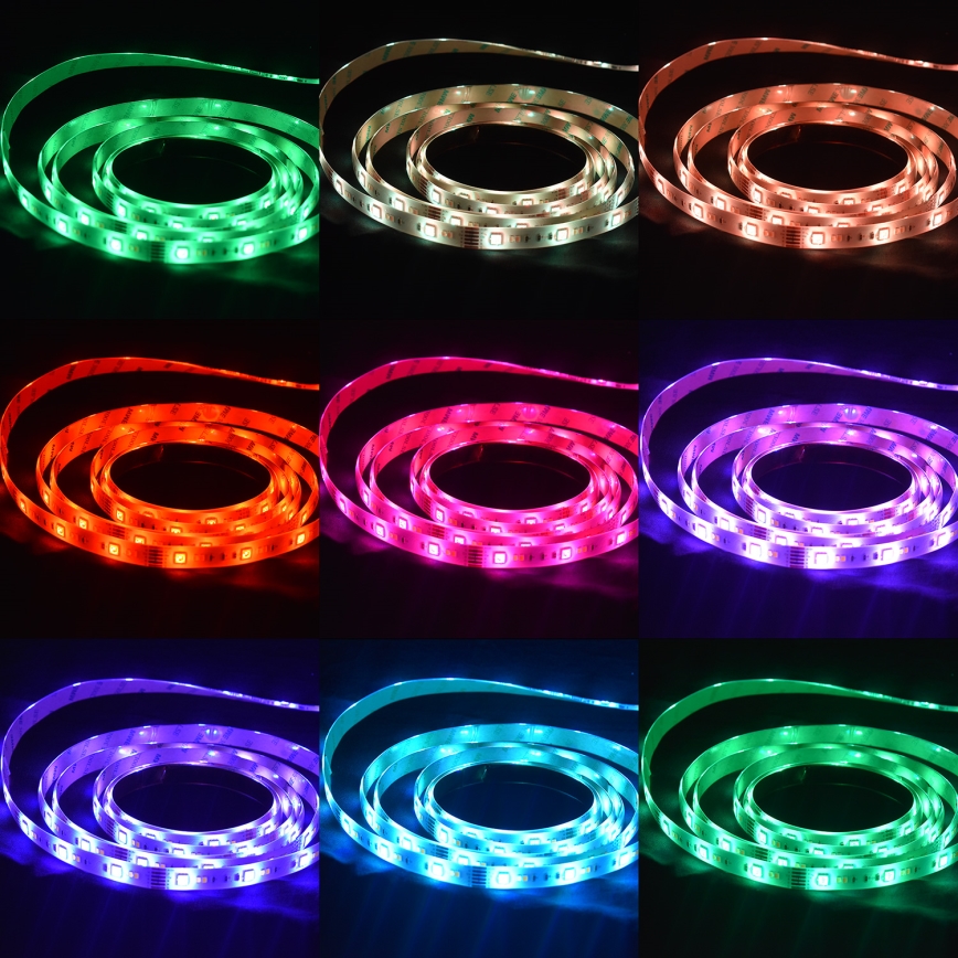 LED RGBW Kúpeľňový stmievateľný pásik LED/12,5W/12V IP65 5m Wi-Fi Tuya