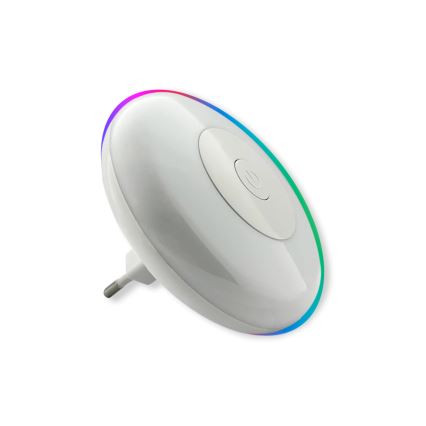 LED RGBW Nočné svetlo LED/1W/230V biela