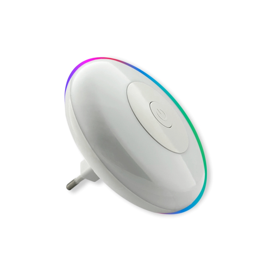 LED RGBW Nočné svetlo LED/1W/230V biela
