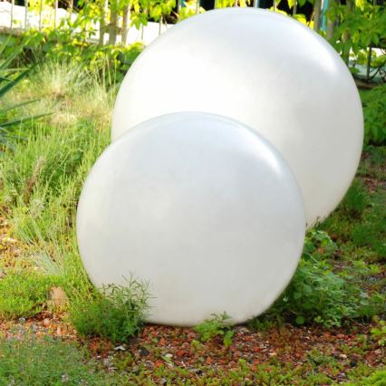 LED RGBW Solárna lampa BALL LED/3,2V 500 mAh pr. 20 cm IP65 + diaľkové ovládanie
