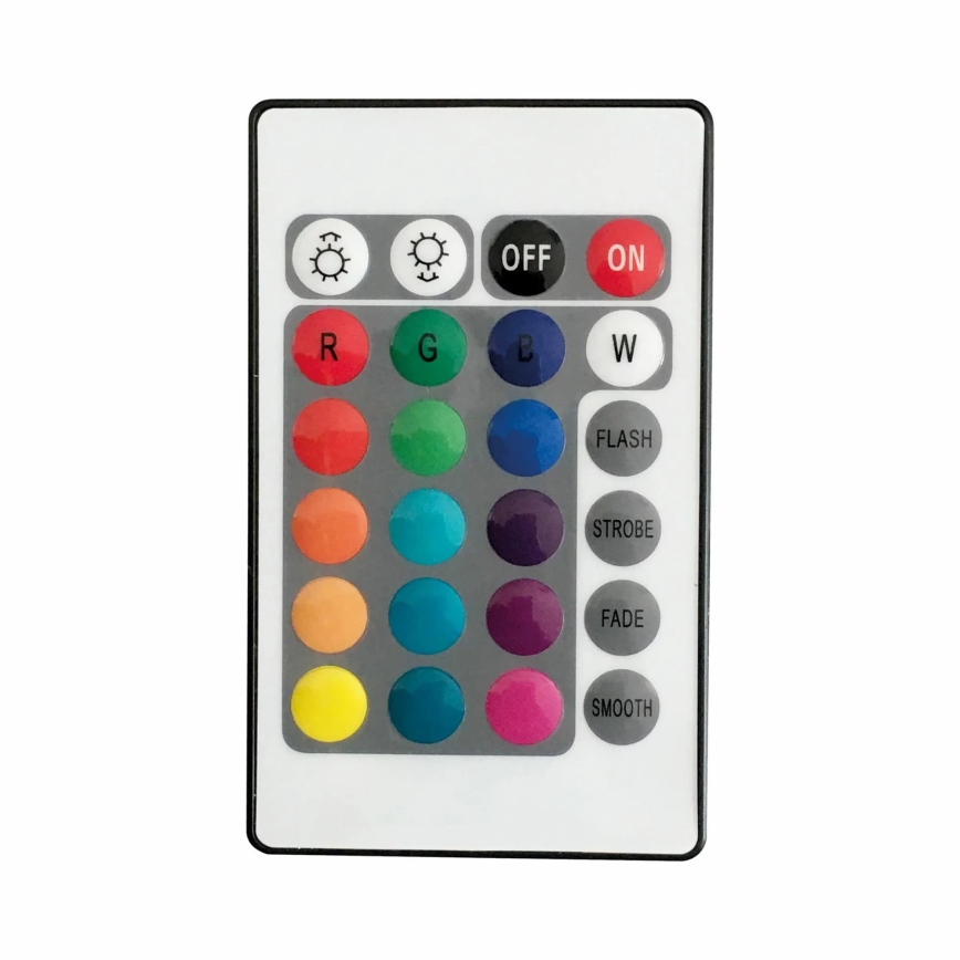 LED RGBW Solárna lampa BALL LED/3,2V 500 mAh pr. 20 cm IP65 + diaľkové ovládanie