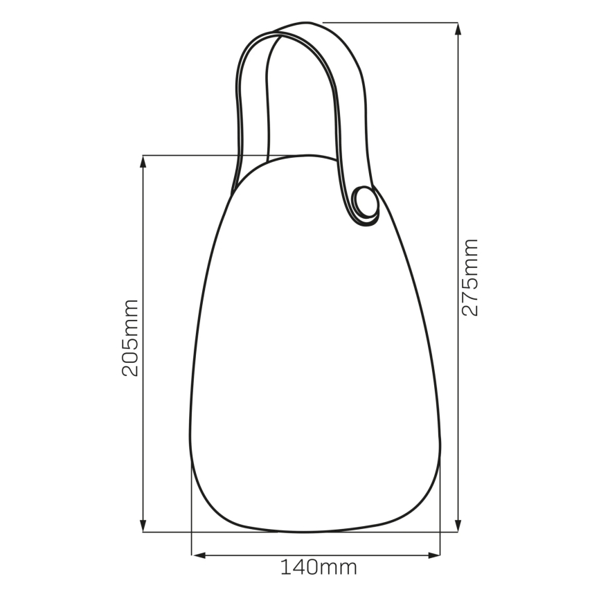 LED RGBW Solárne svietidlo CANARIA LED/2W/1,2V 400 mAh IP44 biela
