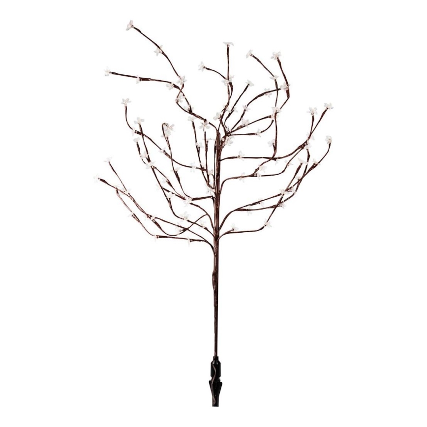 LED RGBW Solárne svietidlo TREE LED/0,1W/1,2V 600 mAh IP44 hnedá