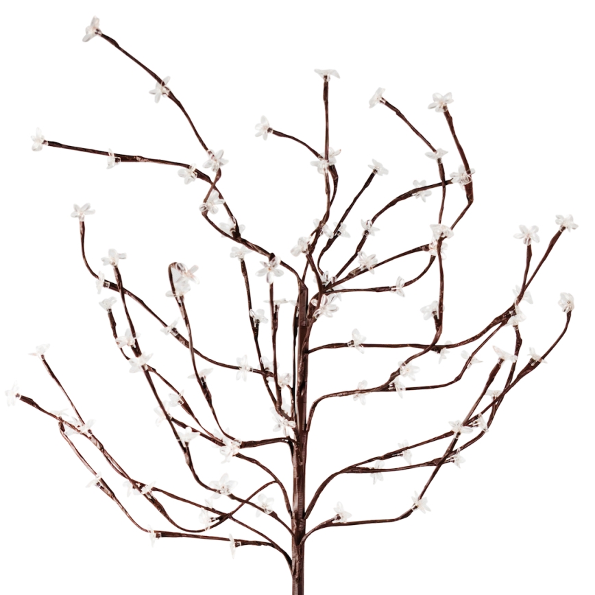 LED RGBW Solárne svietidlo TREE LED/0,1W/1,2V 600 mAh IP44 hnedá