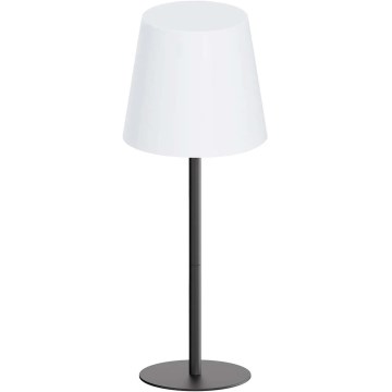 LED RGBW stmievateľná dotyková vonkajšia stolová lampa LUCIA LED/2W/5V 1800/2700/6500K 3600 mAh IP44 čierna