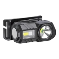 LED RGBW Stmievateľná nabíjacia čelovka USB LED/3W/5V IP43 190 lm 24 h 750 mAh