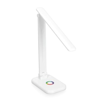 LED RGBW Stmievateľná stolná lampa NOBLITE LED/7W/5V 3000/4000/6500K biela