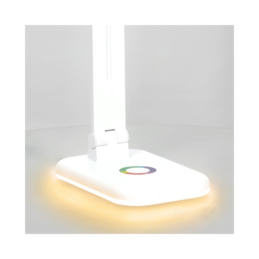 LED RGBW Stmievateľná stolná lampa NOBLITE LED/7W/5V 3000/4000/6500K biela