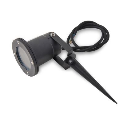 LED RGBW Stmievateľná vonkajšia lampa BLAKE 1xGU10/4,8W/230V IP65 + diaľkové ovládanie