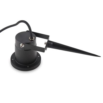 LED RGBW Stmievateľná vonkajšia lampa BLAKE 1xGU10/4,8W/230V IP65 + diaľkové ovládanie
