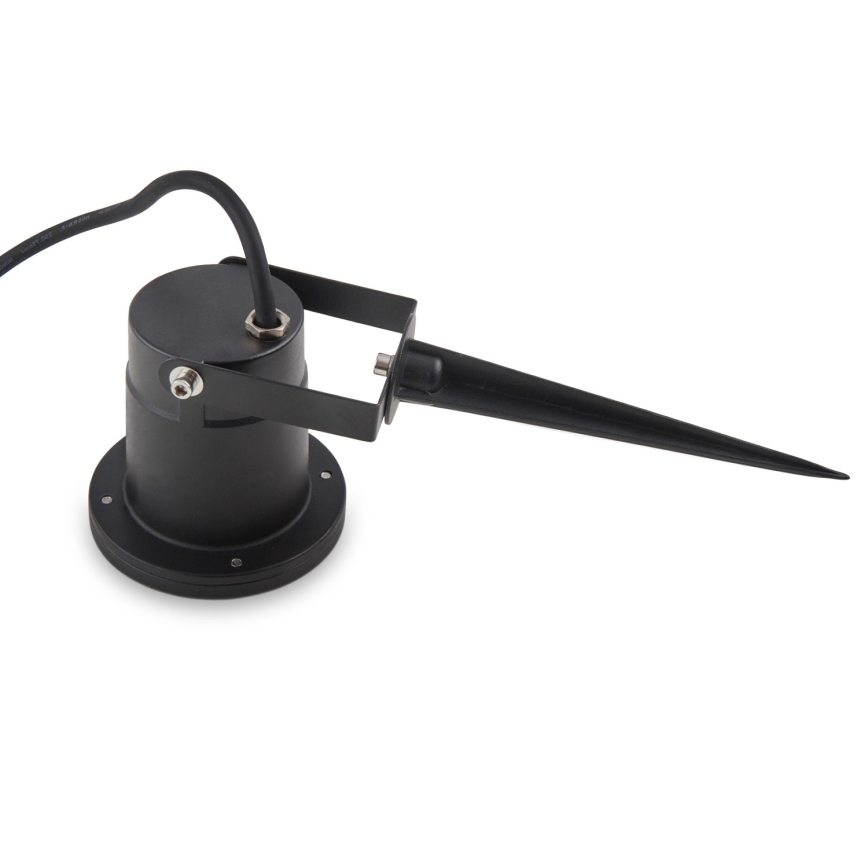 LED RGBW Stmievateľná vonkajšia lampa BLAKE 1xGU10/6W/230V IP65 + diaľkové ovládanie