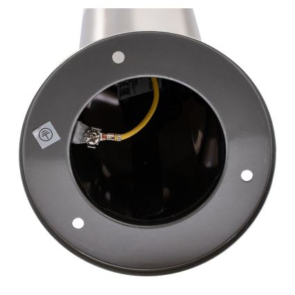 LED RGBW Stmievateľné vonkajšie svietidlo LIVIA 1xE27/6,5W/230V 2700-6500K Wi-Fi 45 cm IP44 strieborné