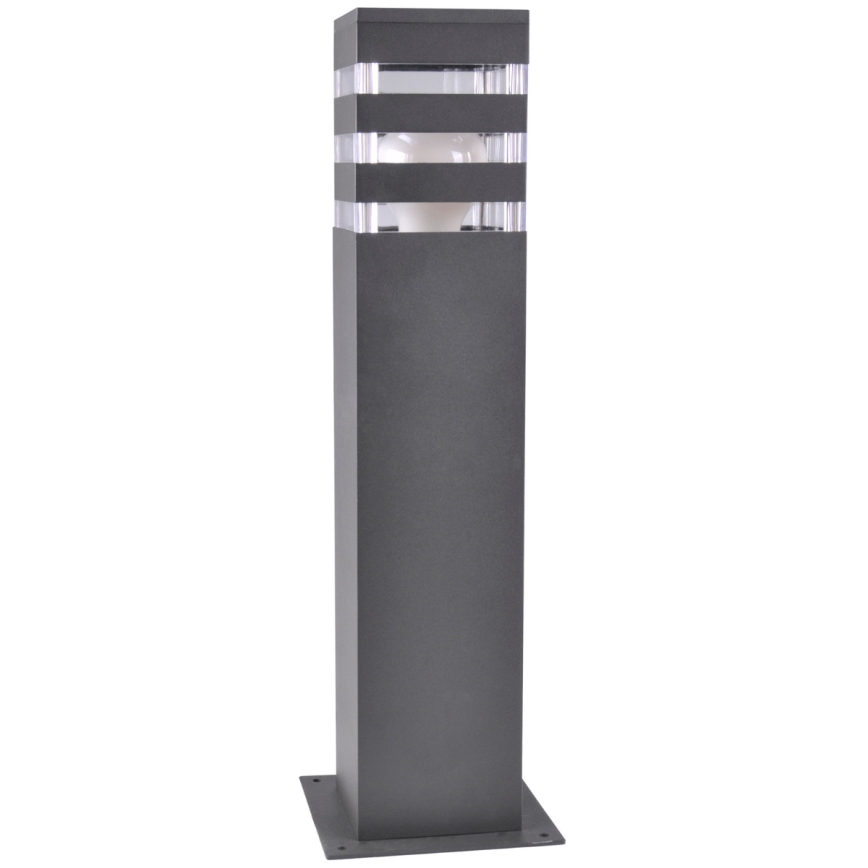 LED RGBW stmievateľná vonkajšia lampa TEKSAS 1xE27/12W/230V 2700-6500K Wi-Fi 44 cm IP44 antracitová