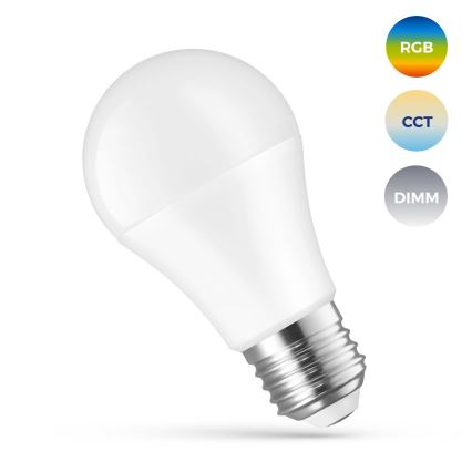 LED RGBW Stmievateľná žiarovka A60 E27/13W/230V 2700-6500K Wi-Fi Tuya