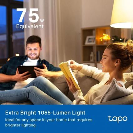LED RGBW Stmievateľná žiarovka MATTER A60 E27/8,6W/230V 2500-6500K Wi-Fi - TP-Link