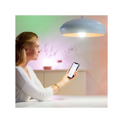 LED RGBW Stmievateľná žiarovka C37 E14/4,9W/230V 2200-6500K CRI 90 Wi-Fi -WiZ