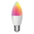 LED RGBW Stmievateľná žiarovka C37 E27/4,9W/230V 2700-6500K - Aigostar