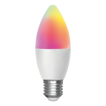 LED RGBW Stmievateľná žiarovka C37 E27/4,9W/230V 2700-6500K - Aigostar
