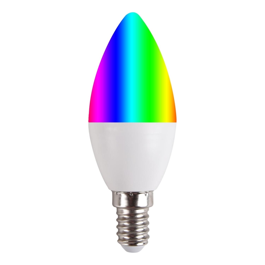 LED RGBW Stmievateľná žiarovka E14/5,5W/230V 3000-6500K Wi-Fi