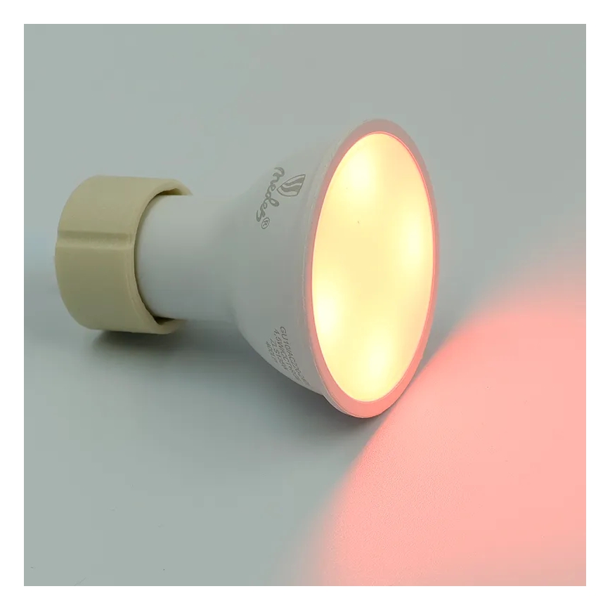 LED RGBW Stmievateľná žiarovka GU10/4,5W/230V 2700-6500K Wi-Fi Tuya