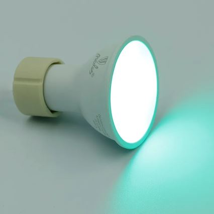 LED RGBW Stmievateľná žiarovka GU10/4,5W/230V 2700-6500K Wi-Fi Tuya