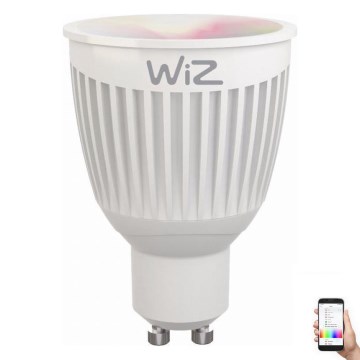 LED RGBW Stmievateľná žiarovka GU10/6,5W/230V 2200-6500K Wi-Fi - WiZ