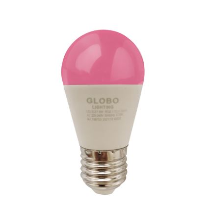 LED RGBW Stmievateľná žiarovka E27/6W/230V 3000K + diaľkové ovládanie - Globo