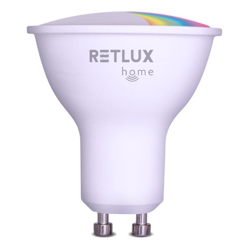 LED RGBW Stmievateľná žiarovka MR16 GU10/4,5W/230V 2700-6500K Wi-Fi Tuya