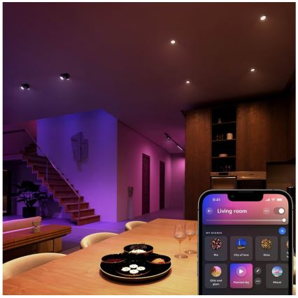 LED RGBW Stmievateľná žiarovka Philips Hue White And Color Ambiance GU5,3/MR16/6,3W/12V 2000-6500K