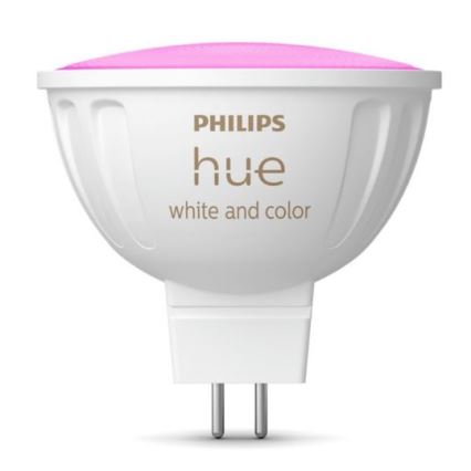 LED RGBW Stmievateľná žiarovka Philips Hue White And Color Ambiance GU5,3/MR16/6,3W/12V 2000-6500K