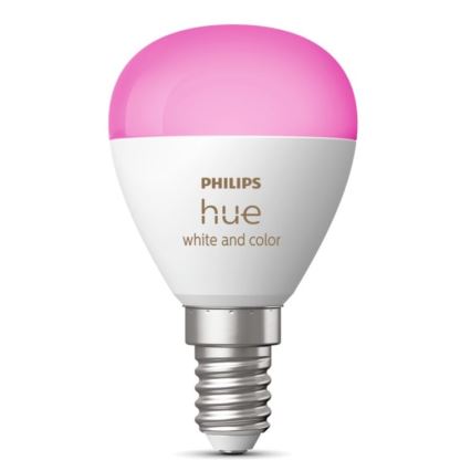 LED RGBW Stmievateľná žiarovka Philips Hue White And Color Ambiance P45 E14/5,1W/230V 2000-6500K