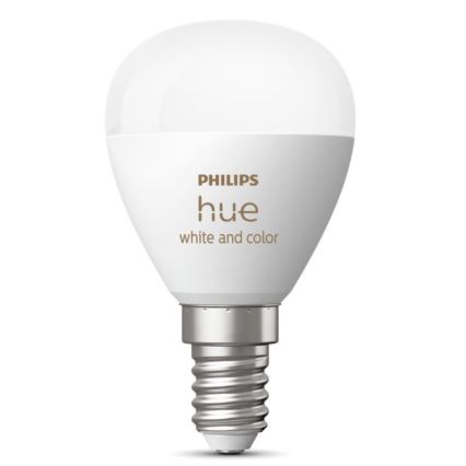 LED RGBW Stmievateľná žiarovka Philips Hue White And Color Ambiance P45 E14/5,1W/230V 2000-6500K