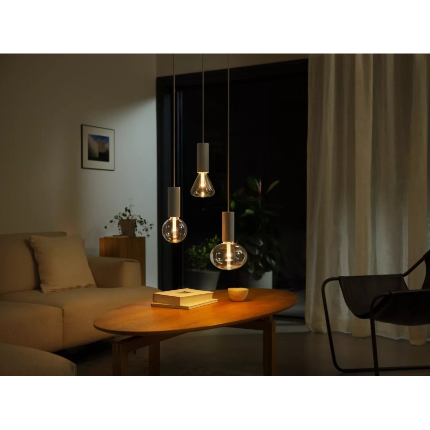 LED RGBW Stmievateľná žiarovka Philips Hue White And Color Ambiance G125 E27/6,8W/230V 2000-6500K