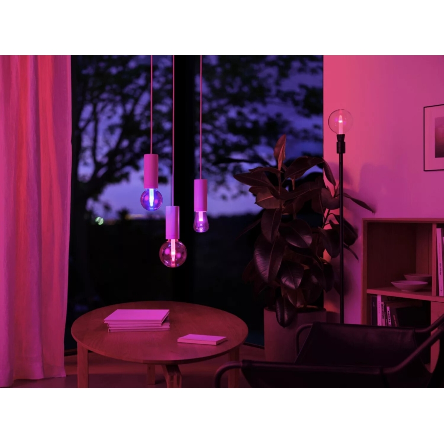 LED RGBW Stmievateľná žiarovka Philips Hue White And Color Ambiance E27/6,8W/230V 2000-6500K