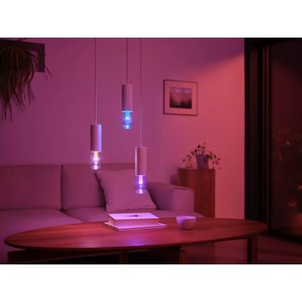 LED RGBW Stmievateľná žiarovka Philips Hue White And Color Ambiance E27/6,8W/230V 2000-6500K