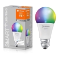 LED RGBW Stmievateľná žiarovka SMART+ E27/9,5W/230V 2700K-6500K Wi-Fi - Ledvance