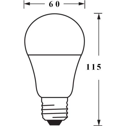 LED RGBW Stmievateľná žiarovka SMART+ E27/9W/230V 2700K-6500K Wi-Fi - Ledvance