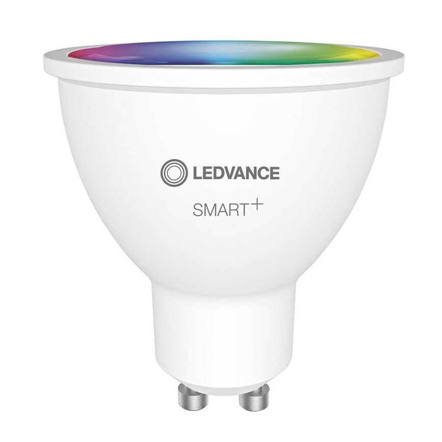 LED RGBW Stmievateľná žiarovka SMART+ GU10/5W/230V 2700K-6500K Wi-Fi - Ledvance