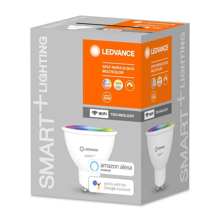 LED RGBW Stmievateľná žiarovka SMART+ GU10/5W/230V 2700K-6500K Wi-Fi - Ledvance