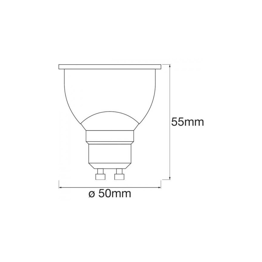 LED RGBW Stmievateľná žiarovka SMART+ GU10/5W/230V 2700K-6500K Wi-Fi - Ledvance