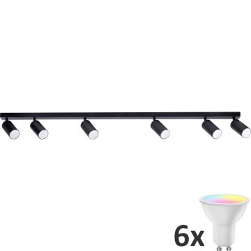 LED RGBW stmievateľné bodové svietidlo ANGIE 6xGU10/6,5W/230V 2700-6500K