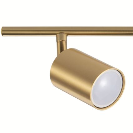 LED RGBW stmievateľné bodové svietidlo GOLDIE 2xGU10/4,8W/230V 3000K zlaté + diaľkové ovládanie