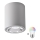 LED RGBW Stmievateľné bodové svietidlo JUPITER 1xE27/6,5W/230V 2700-6500K Wi-Fi pr. 9,8 cm sivá