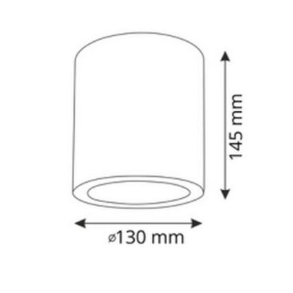 LED RGBW stmievateľné bodové svietidlo JUPITER 1xE27/6,5W/230V 2700-6500K Wi-Fi pr. 13 cm biela