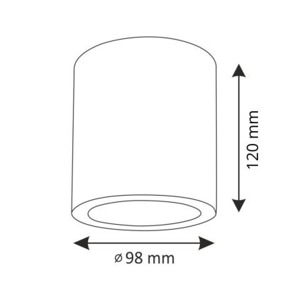 LED RGBW Stmievateľné bodové svietidlo JUPITER 1xE27/6,5W/230V 2700-6500K Wi-Fi priemer 9,8 cm biela