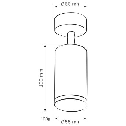 LED RGBW Stmievateľné kúpeľňové bodové svietidlo TURYN 1xGU10/4,8W/230V 3000K IP44 čierne + diaľkové ovládanie